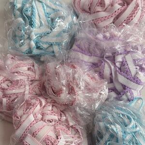 Yards Colorful Lingerie Elastic Bundles